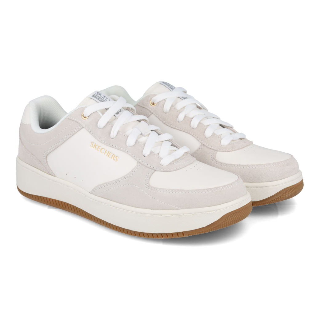 Skechers Tenis Casual 254010WNT Branco-Natural Sint_9__28